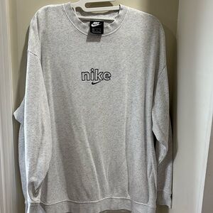 Nike heathered grey sweatshirt size XL